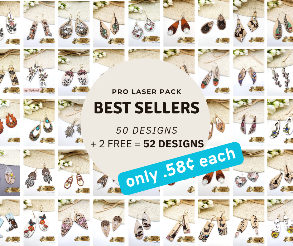 Plant Hanging Basket Gardner Laser Cut Engraved Earrings, Digital File Download, SVG DXF, Glowforge Ready, Commercial Use