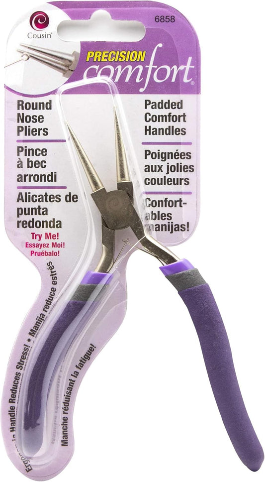Cousin Precision Comfort Round Nose Plier for Jewelry Making