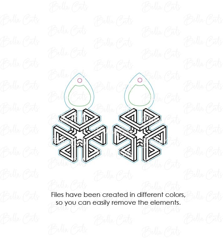 Geometric Earrings Svg, Earring Svg Files, Laser Cut Svg, Instant Digital Download #417