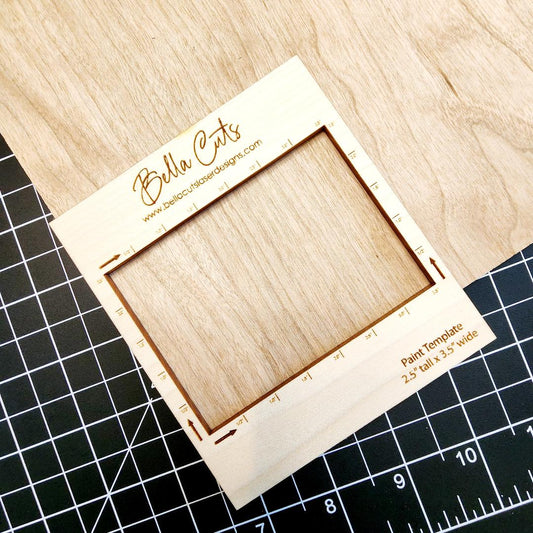 Earring Template for Painting Backgrounds